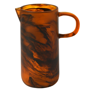 Pichet à vin en résine léger de luxe, motif floral moderne découpé, vaisselle de fête écologique, capacité personnalisable - Product Image 5