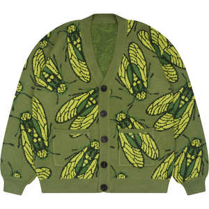 Suéter de Punto para Mujer con Cuello en V y Botones, Estilo Waffle, Largo, Informal, para Invierno, Suave y Transpirable - Product Image 3