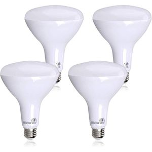 หลอดไฟ LED BR40 แพ็ค 4 หลอด 120W หรือเทียบเท่า ปรับความสว่างได้ แสงวอร์มไวท์ 2700K 16W 1400 ลูเมน CRI สูง - Product Image 1