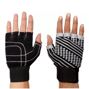 Gants de fitness demi-doigts légers et respirants en nylon pour haltérophilie, exercices pliométriques, résistants aux chocs 0,5 kg Geo - Product Image 1