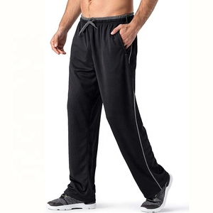 Men's Green Sweatpants Elastic Waist Drawstring Casual Breathable Side Pockets Midweight Knitted Fleece Thickness Canvas 100% - Product Image 4