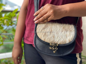 Nuevo bolso elegante de piel de vaca para mujer, bolso bandolera, bolso de compras, gran oferta, diseño único, bolso hecho a mano, regalo para ella - Product Image 2