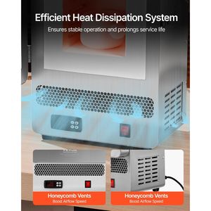 Horno de Fusión de Oro Programable de 1500W, Horno de Mesa de Acero Inoxidable, Temperatura Máxima de 2192 Fahrenheit, para Cera, Horno Industrial - Product Image 5