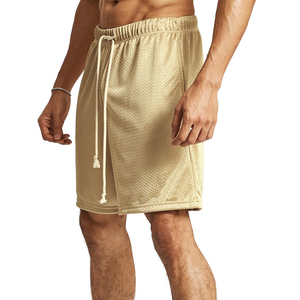 Pantalones cortos de malla de poliéster para hombre, los más vendidos, de excelente ajuste, flexibles y transpirables. - Product Image 3
