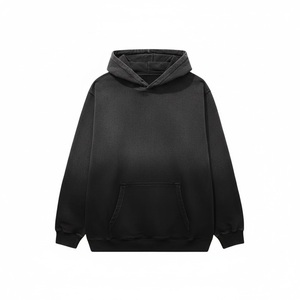 Men's Vintage Cartoon <b>Lined</b> Front Pullover Hooded <b>Sweatshirt</b> Raglan Sleeve Spandex/Polyester <b>Fleece</b> Eco-Friendly Casual Regular - Product Image 2