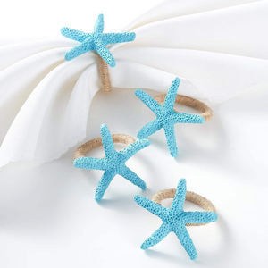 แหวนรัดผ้าเช็ดปากรูปปลาดาวขายดี สไตล์ยุโรปเรียบง่าย - Product Image 2
