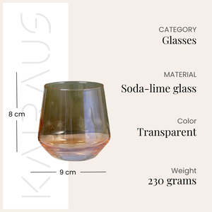 Elegantes Vasos de Cóctel de Vidrio Escocés - Product Image 3