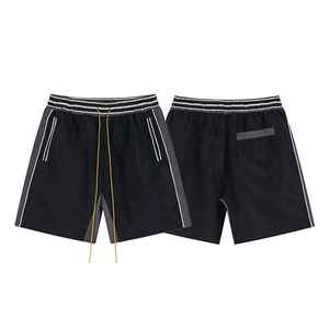 Pantalones Cortos Deportivos para Hombre, Estilo Urbano, Ecológicos, Hasta la Rodilla, de Secado Rápido, Transpirables, para Gimnasio, Casual, Atletismo, con Cierre de Cordón - Product Image 3