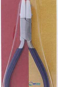 Alicates de punta plana de doble mordaza de nailon, sin marcas, de acero al carbono, con mango de PVC azul, sin resorte, herramienta para hacer joyas - Product Image 6