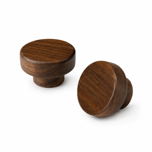 Manijas de Madera Sólida para Puertas y Gabinetes, Perillas de Madera y Tiradores para Cajones, para Cocinas, Armarios, Muebles, Diseño Interior Moderno para el Hogar - Product Image 1