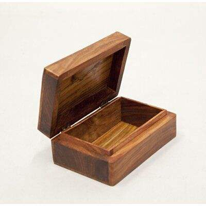 Caja de joyería de lujo hecha a medida de madera maciza sin pulir por blossom craft india - Product Image 6