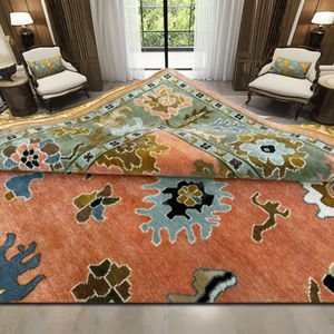Tapis en laine fine de noeud turc persan multicolore fait à la main ensembles de tapis de taille personnalisable noués indiens vibrants disponibles - Product Image 1