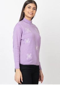 Suéter de cuello alto de punto grueso de alta calidad para invierno, elegante para la oficina, de proveedor indio a precio mayorista. - Product Image 4