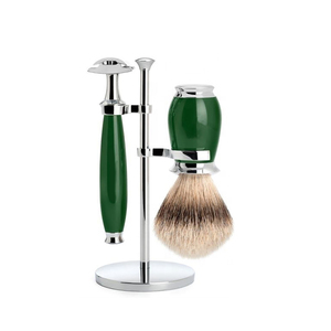 Juego de Afeitado para Hombre Prestige Razor Multicolor de Alta Calidad con Brocha de Afeitar Desechable, Soporte para Brocha y Maquinilla de Afeitar de Doble Hoja - Product Image 6
