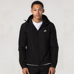 New Hot Sale Unisex Custom Logo Windproof Zipper Nylon Windbreaker <b>Jacket</b> Streetwear Polyester <b>Zip</b> <b>up</b> hoodies men's <b>jackets</b> - Product Image 1