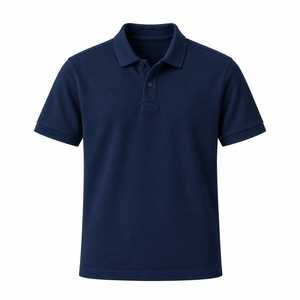 Camiseta de Hombre Blanca de Manga Corta, Transpirable, de Algodón, con Cuello de Punto, Lisa, Casual, Corte Regular - Product Image 4
