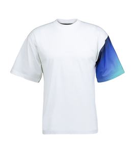 Camiseta personalizable para hombre 100% algodón listo para usar que absorbe la humedad de secado rápido Anti-Shrink Puff Print logotipo personalizado - Product Image 1