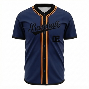 <b>Baseball</b> Softball Wear Adult <b>Baseball</b> Jerseys Short Sleeve Printed Latest Design Men's Jersey in Cheap Price Teamwear - Product Image 1