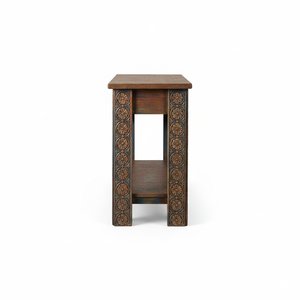 High Quality Luxury Handcrafted Solid Wood Multicolor Tribal <b>Console</b> <b>Table</b> with Drawer for Living Room Available at Good Price - Product Image 6