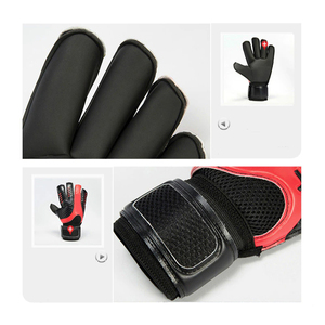 Guantes de Portero de Fútbol Profesionales, Palma de Látex Completo, Guantes de Fútbol Transpirables de Malla para Hombres y Niños - Product Image 6