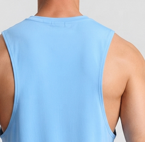 <b>Mens</b> Stringer <b>Singlet</b> Lightweight Gym Vest Breathable Fitness Workout Training Muscle Tank Top <b>Mens</b> Stringer <b>Singlet</b> Sleeveless - Product Image 4
