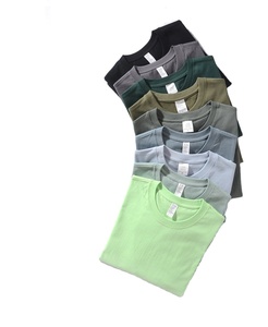 Wholesale High Quality Men's Plain T Shirts White Tee Shirt Custom Sublimation Mens Tshirts Blanks Oversized T-shirts for Summer - Product Image 1