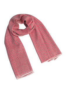 Estola de Invierno Rosa Zigzag para Mujer, Bufanda de Lana Acrílica Hecha a Mano de 28x80 Pulgadas, Chal Envolvente de Fibra Suave de Alta Calidad y Cómodo - Product Image 5