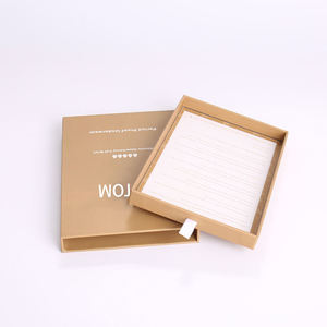 Custom Drawer Eco-Friendly Recycled Materials Luxury Sliding Rigid Paper Packaging <b>Box</b> Handmade High-End Accessories Gift Ribbon - Product Image 3