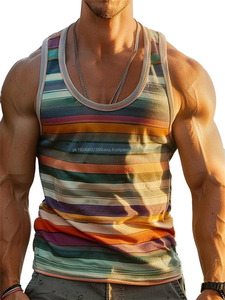 Débardeur personnalisé avec logo, débardeur de sport, coton de haute qualité, débardeur pour homme - Product Image 4