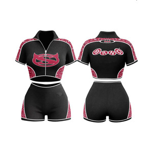 Premium 320GSM quilted cotton polyester <b>booty</b> short set black reflective panel heat transfer custom logo T shirt and <b>booty</b> short - Product Image 6