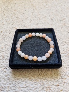 Bracelet perlé classique unisexe, élastique, bijou fantaisie, cadeau, pièce de mode tendance - Product Image 3