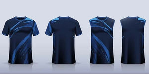 Camisetas deportivas sublimadas de cuello redondo, elegantes y con diseño personalizado impreso para hombre, gran venta. - Product Image 6