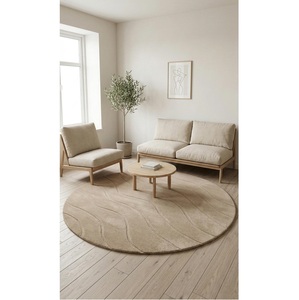 Recycled <b>Wool</b> Patchwork Carpet Rug Eco Artisan <b>Crafted</b> for Sustainable Home Collection Flooring Mats - Product Image 2