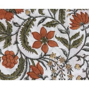 Indien main bloc imprimé coton tissu doux tricot par la cour robe rideau vêtements de nuit Sari décor à la maison Style africain teint motif - Product Image 1