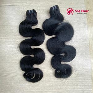 Natural Body Wave <b>Human</b> <b>Hair</b> <b>Wigs</b> Bundle Color Weft <b>Hair</b> in Natural Color - Product Image 3