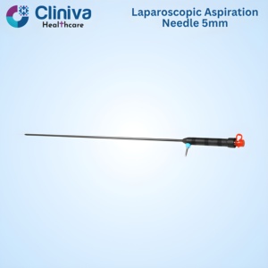Aguja de Aspiración Laparoscópica Cliniva 5mmx330mm, Instrumento Quirúrgico Manual Reutilizable de Alta Calidad - Product Image 2