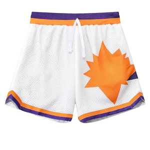 Pantalones Cortos de Baloncesto Unisex con Logotipo Personalizado, Bordado 3D, Impresión Digital, Secado Rápido, Malla de Poliéster Transpirable para Verano, Estampado Animal Único - Product Image 6