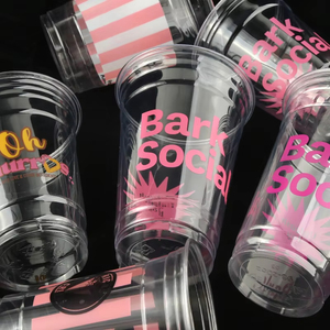 YAMAT Offre Spéciale Gobelets Froids Transparents en PLA 7 10 12 14 16 oz avec Logo Imprimé, Gobelets Biodégradables en PET PP - Product Image 5