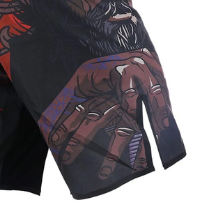 Cible de boxe MMA LAMA INDUSTRIES en polyester, motif sublimation rouge et noir, respirante, écologique, durable, équipement d'entraînement - Product Image 4