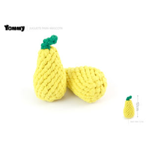 Jouet interactif pour animaux de compagnie Yommy, corde à balles de tennis double, 38 cm - Product Image 2