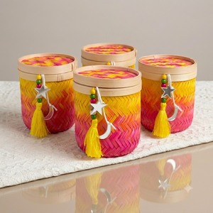 Elegant Handmade Bamboo <b>Box</b> Gergean Ramadan Gift <b>Box</b> Woven Bamboo <b>Storage</b> Basket Manufacturer Exporter - Product Image 5