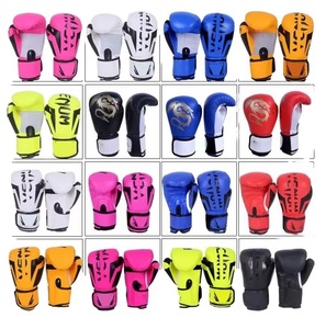 Guantes de Boxeo Personalizados de PU+PE Ligeros y Resistentes al Desgaste con Cierre de Velcro para Entrenamiento de Artes Marciales - Product Image 1
