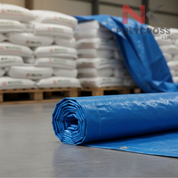 Grande housse imperméable pour sac d'engrais – Housse de protection durable et résistante aux intempéries pour le stockage agricole, l'agriculture et les matériaux d'extérieur