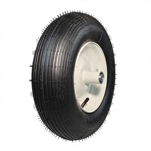 Roue à pneu nervuré 4.00-8 de 16 pouces, fabrication thaïlandaise Caldwell, pour nettoyeur haute pression, pulvérisateur, brouette, chariot, robuste, 4 plis - Product Image 3