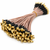 Câble coaxial RF personnalisé en usine, assemblage de câbles micro-coaxiaux d'extension, câble de raccordement Pigtail RG316 RG147 RG178