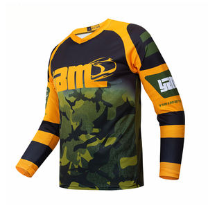 Maillot de course OEM personnalisé de haute qualité pour motocross et BMX, manches longues, anti-UV, respirant et léger - Product Image 1