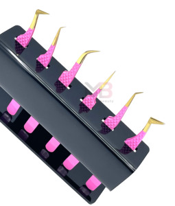 แหนบต่อขนตาอเนกประสงค์สแตนเลส แหนบต่อขนตาแบบทนทาน ดีไซน์ปลายแหลม - Product Image 2