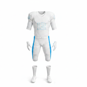 Uniforme de Fútbol Americano Unisex de Calidad Duradera, Logotipo Personalizado, Manga Corta, Antibacteriano, Conjunto de Uniforme de Fútbol Americano - Product Image 6