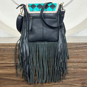 Personalizado 2025 diseñador de lujo a mano Tooled a cuadros bolsos de mensajero de moda de cuero auténtico bolso de hombro cruzado de las mujeres - Product Image 6