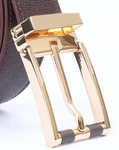 OEM Customized High Quality Luxury Belts for Men Fashion Style Genuine Leather with Pin Buckle Custom Logo Wholesale - Product Image 2